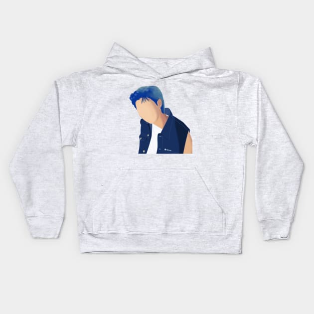 Kim Namjoon Kids Hoodie by kart-box